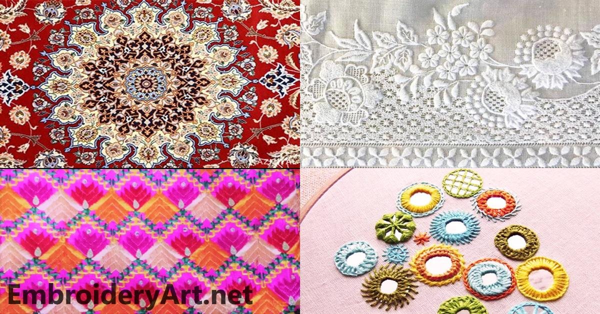 भारतीय कढ़ाई के प्रकार - Indian Embroidery Forms
